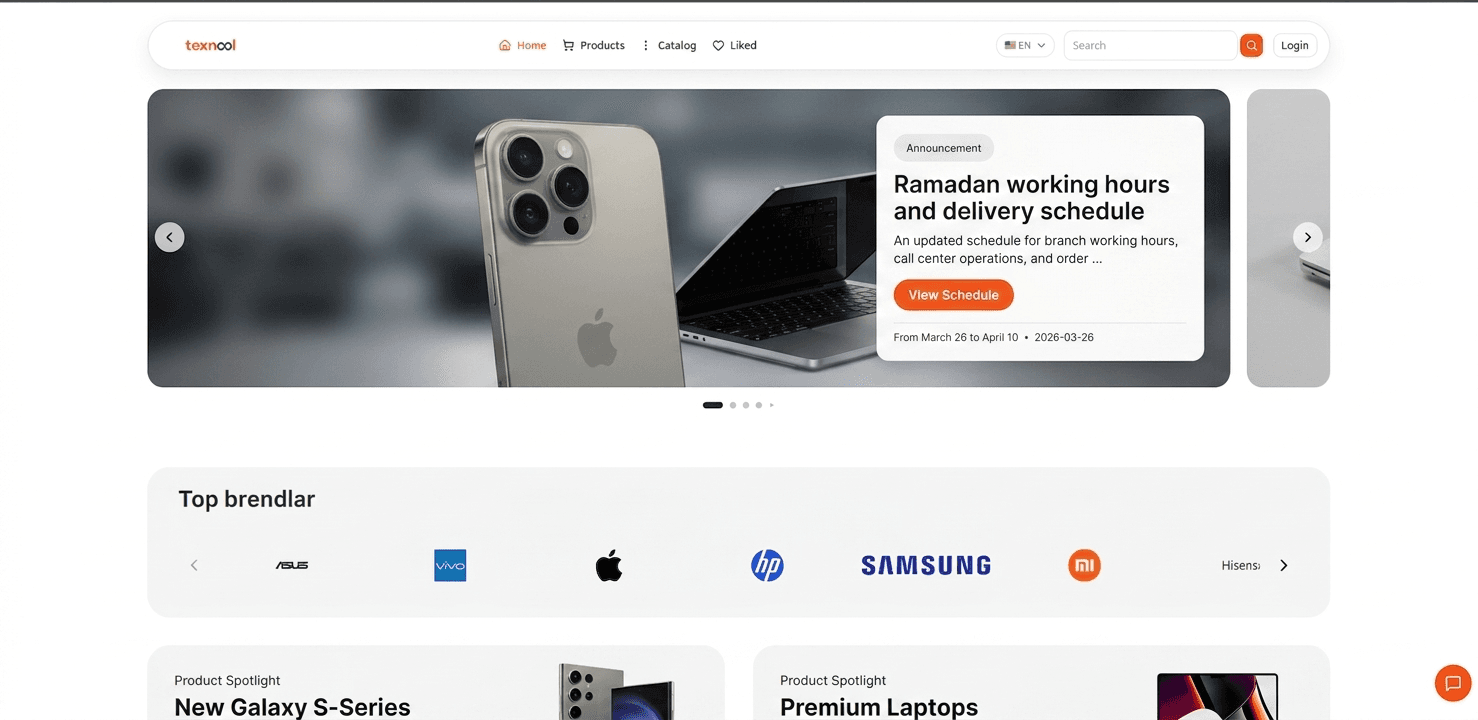 Texnool Market preview